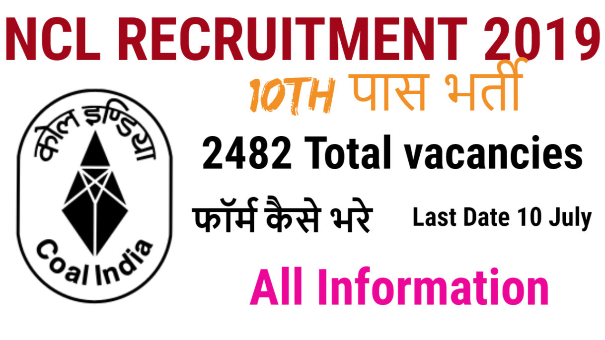 NCL Recruitment 2019 Apply Online