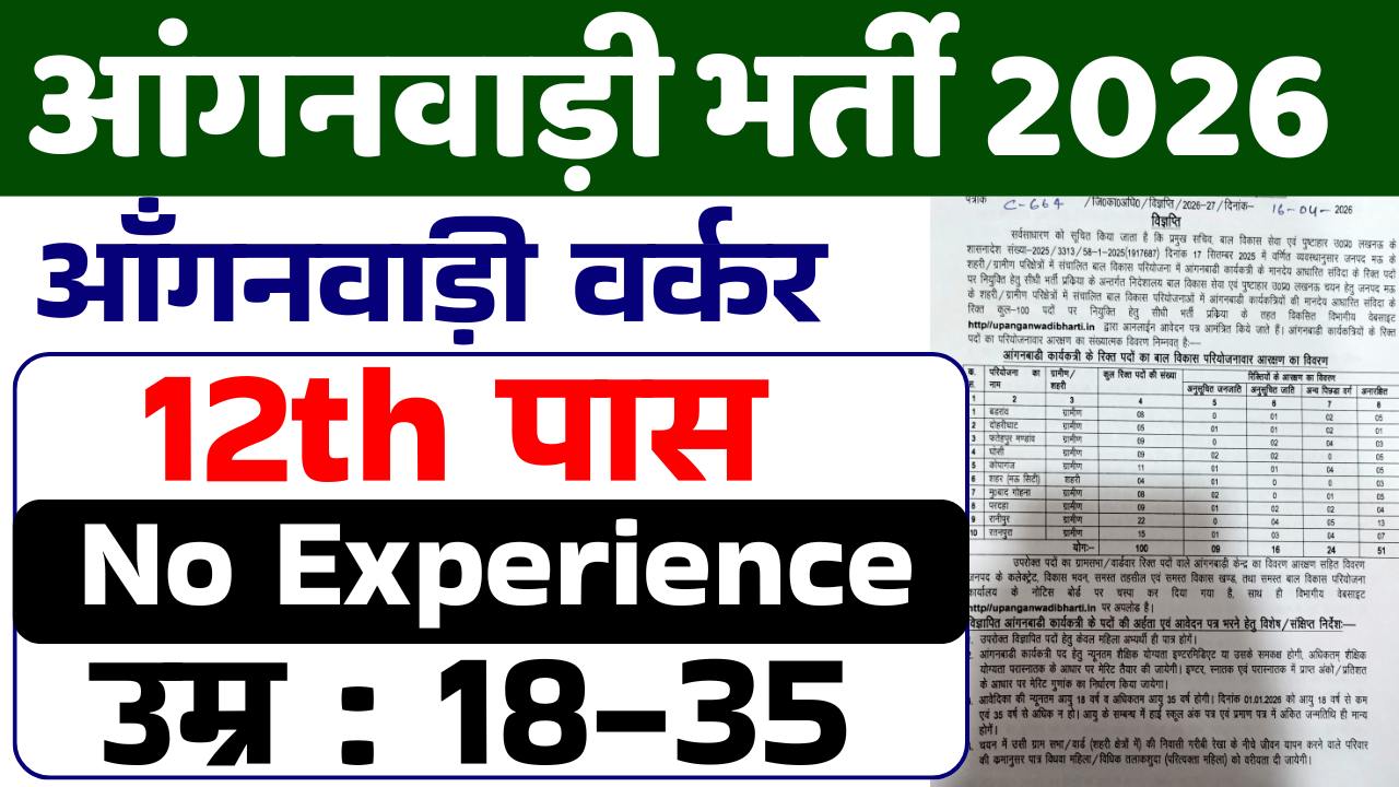 Anganwadi recruitment